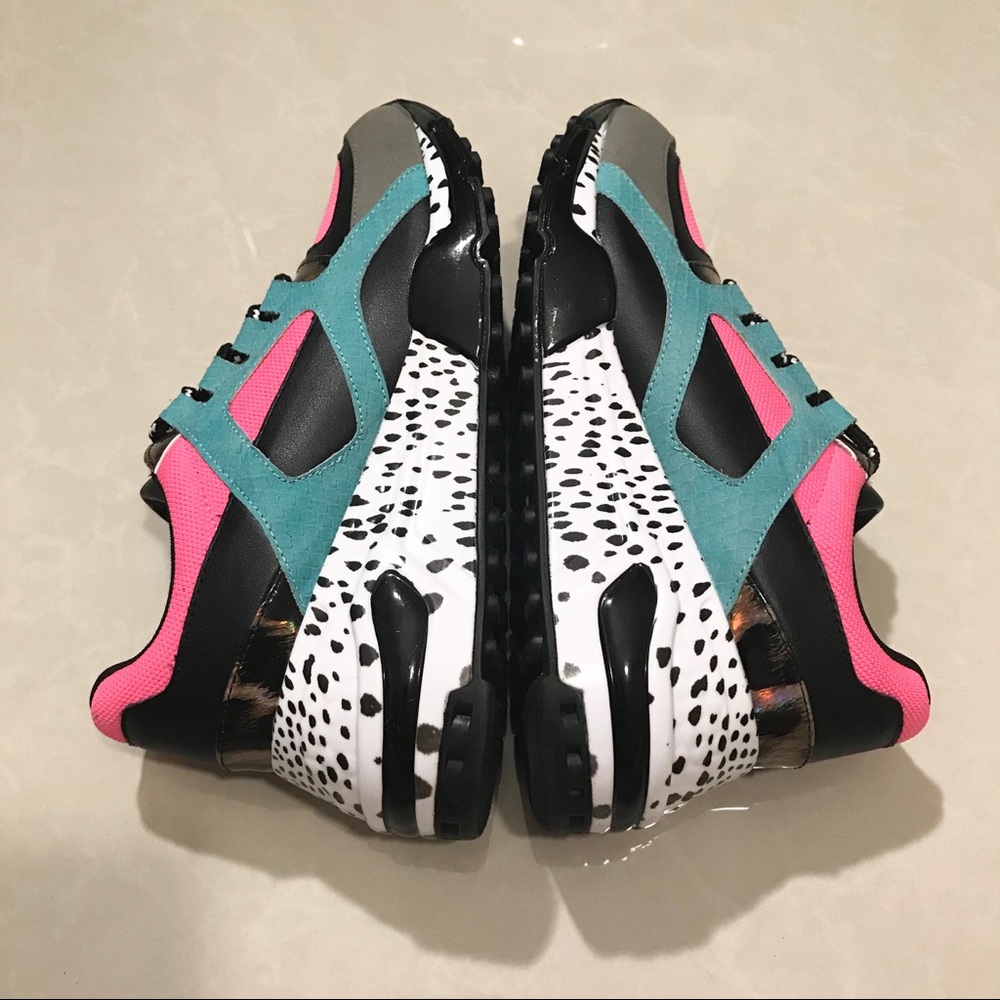 Steve Maddens Cliff Bright Multicolored Sneakers - Picture 7 of 9